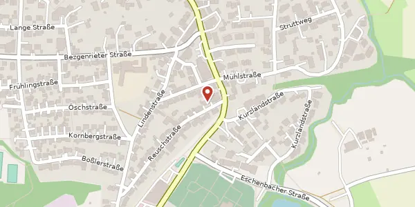 Karte der Umgebung von Reuschstraße 2, 73092 Heiningen