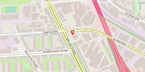Karte der Umgebung von Berliner Straße 66, 13507 Berlin