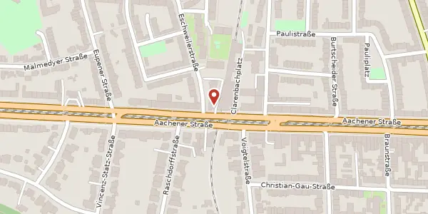 Karte der Umgebung von Aachener Str. 500, 50933 Köln