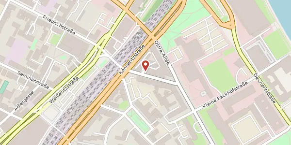 Karte der Umgebung von Maxstraße 8, 01067 Dresden