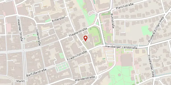 Karte der Umgebung von Obere Karspüle 20, 37073 Göttingen