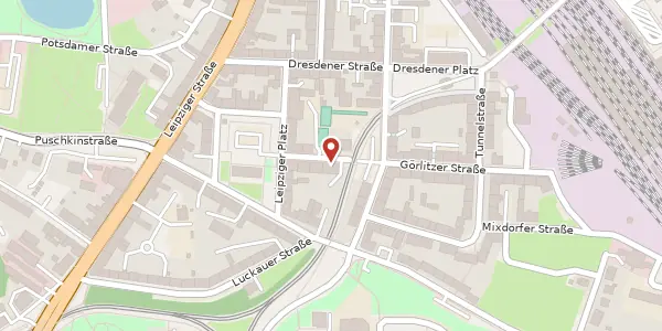 Karte der Umgebung von Görlitzer Str. 18, 15232 Frankfurt (Oder)