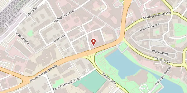Karte der Umgebung von Herrenberger Straße 14, 71032 Böblingen
