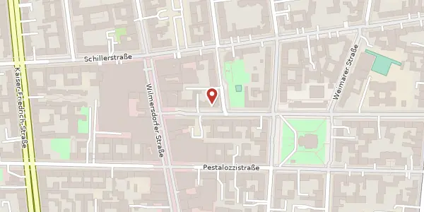 Karte der Umgebung von Goethestraße 34, 10625 Berlin