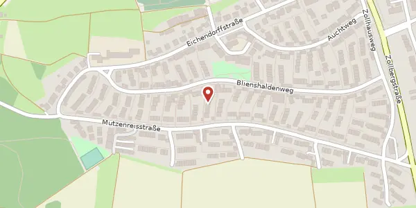 Karte der Umgebung von Mutzenreisstraße 102, 73734 Esslingen