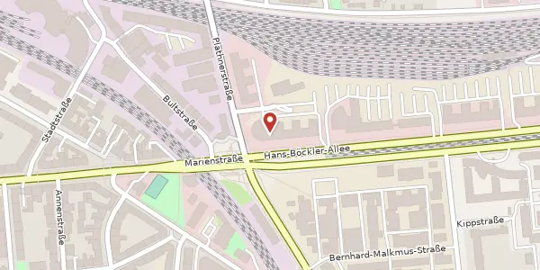 Karte der Umgebung von Hans-Böckler-Allee 1, 30173 Hannover