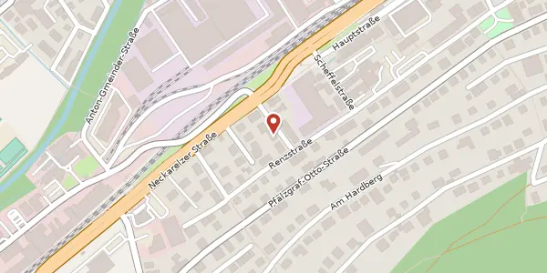 Karte der Umgebung von Hilde-Kirsch-Straße 4, 74821 Mosbach