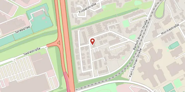 Karte der Umgebung von Thomas-Mann-Straße 21, 67071 Ludwigshafen am Rhein