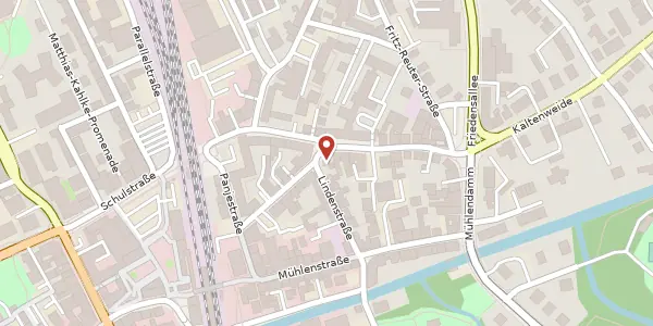 Karte der Umgebung von Lindenstraße 1, 25335 Elmshorn