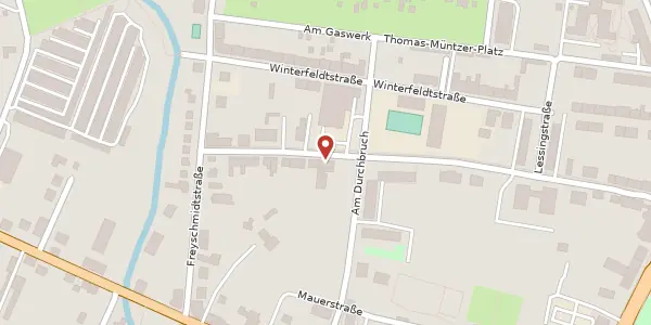 Karte der Umgebung von Kietzstraße 32, 17291 Prenzlau
