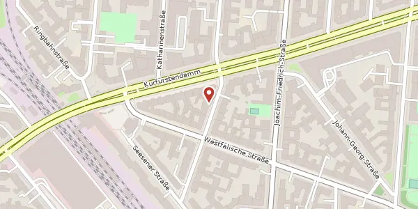Karte der Umgebung von Johann-Sigismund-Straße 2, 10711 Berlin