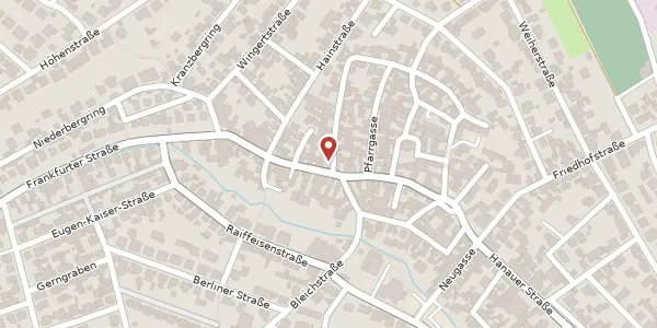 Karte der Umgebung von Frankfurter Str. 10, 61137 Schöneck