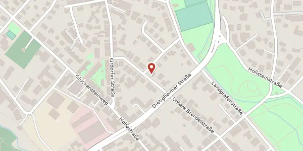 Karte der Umgebung von Obere Brendelstr. 25, 61350 Bad Homburg