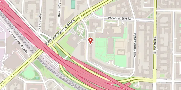 Karte der Umgebung von Brabanter Straße 18-20, 10713 Berlin