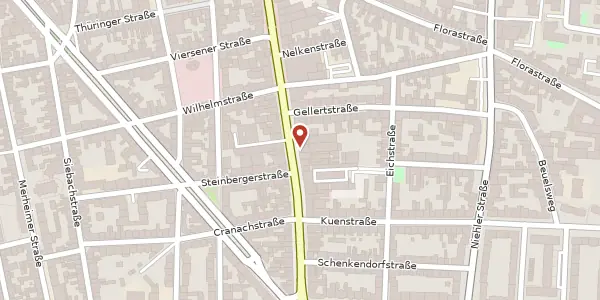 Karte der Umgebung von Neusser Str. 224, 50733 Köln