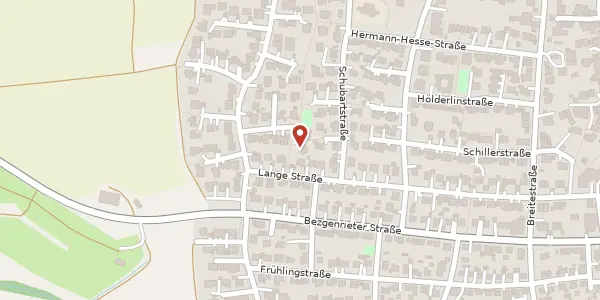 Karte der Umgebung von Lange Straße 52, 73092 Heiningen