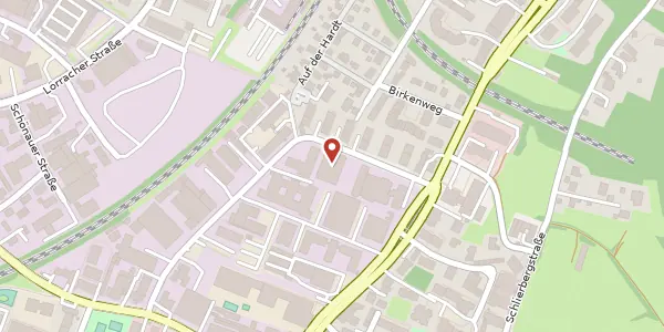 Karte der Umgebung von Oltmannstraße 3, 79100 Freiburg im Breisgau