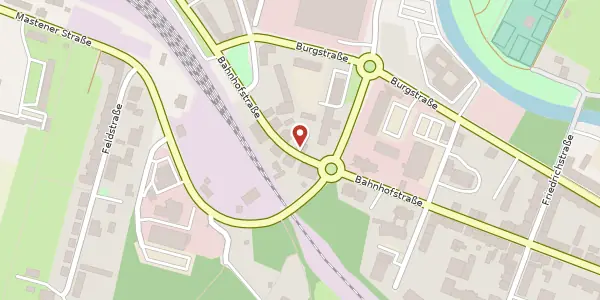 Karte der Umgebung von Bahnhofstraße 41, 04720 Döbeln