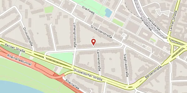 Karte der Umgebung von Columbusstr. 32, 40549 Düsseldorf