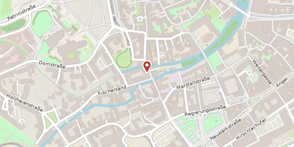 Karte der Umgebung von Lange Brücke 49, 99084 Erfurt
