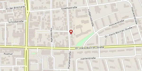 Karte der Umgebung von Schillerstr. 6, 47179 Duisburg