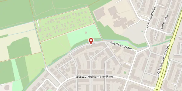 Karte der Umgebung von Am Stiergraben 46, 63128 Dietzenbach