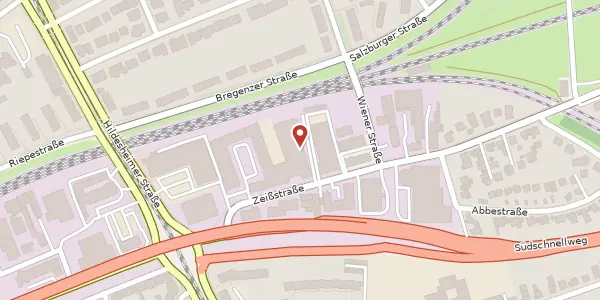 Karte der Umgebung von Zeißstraße 11a, 30519 Hannover