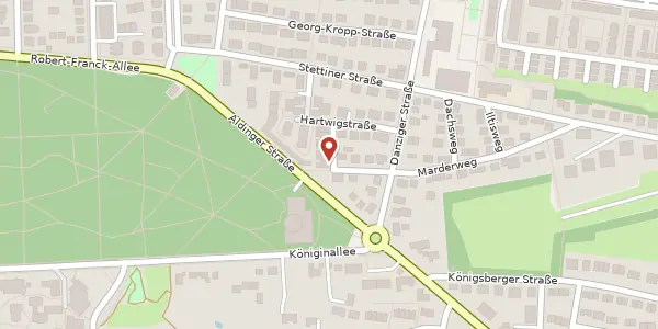 Karte der Umgebung von Adolf-Schlitter-Straße 9, 71638 Ludwigsburg