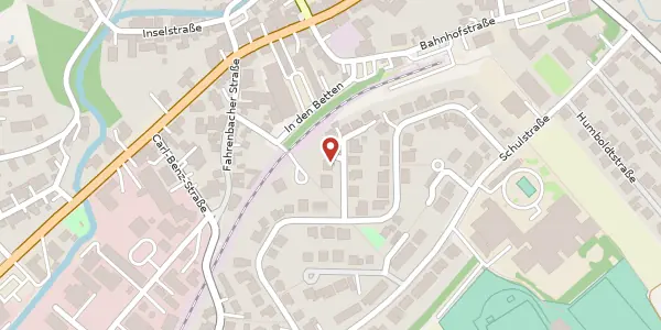 Karte der Umgebung von Ringelnatzweg 6, 64658 Fürth