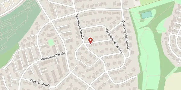 Karte der Umgebung von Wilmersdorferstr. 1, 32825 Blomberg