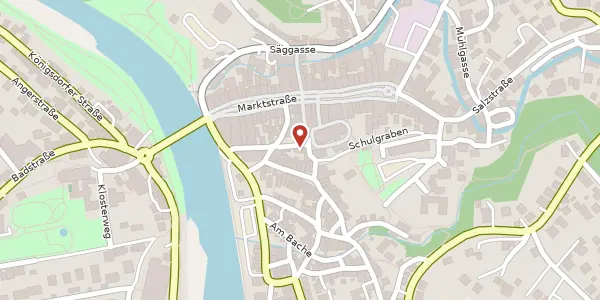 Karte der Umgebung von Klammergasse 6, 83646 Bad Tölz