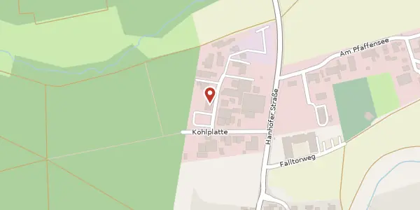 Karte der Umgebung von Modenbachstraße 1, 67376 Harthausen