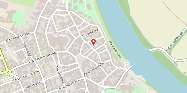 Karte der Umgebung von Gerbergasse 11, 63500 Seligenstadt