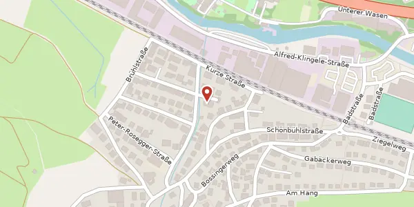 Karte der Umgebung von Franz-Schubert-Straße 3, 73630 Remshalden-Geradstetten