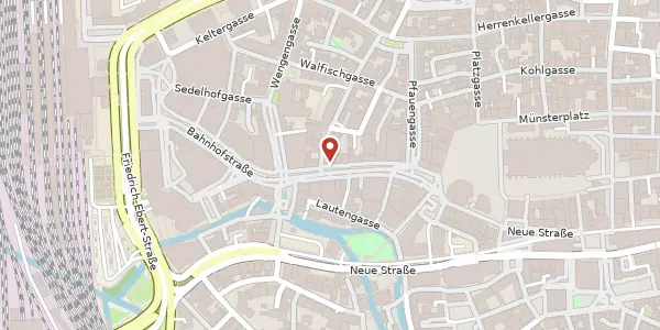 Karte der Umgebung von Hirschstraße 22, 89073 Ulm/Donau