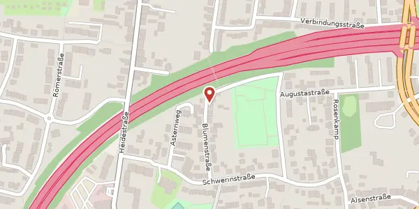 Karte der Umgebung von Blumenstr. 13, 45476 Mülheim an der Ruhr