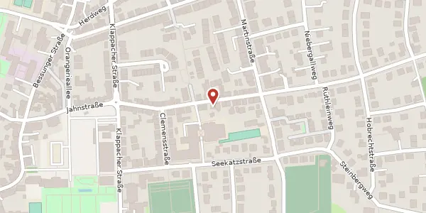 Karte der Umgebung von Jahnstr. 53, 64283 Darmstadt
