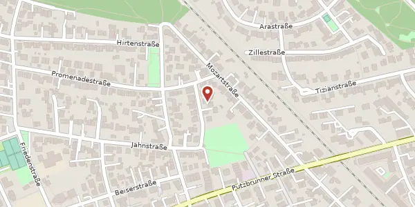 Karte der Umgebung von Kufsteiner Str. 5, 85579 Neubiberg