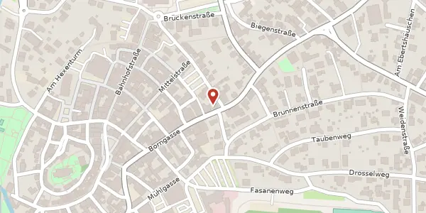 Karte der Umgebung von Niederrheinische Straße 5, 35274 Kirchhain