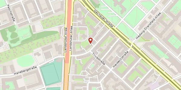 Karte der Umgebung von Ebenauer Str. 12, 80637 München