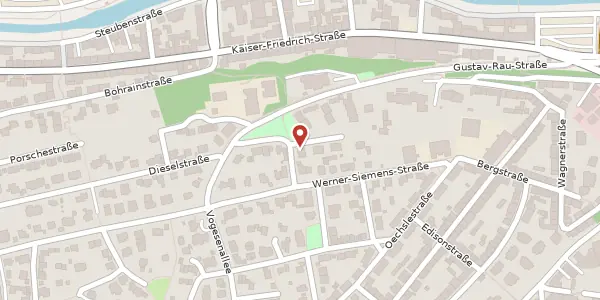 Karte der Umgebung von Fraunhoferstraße 9, 75173 Pforzheim