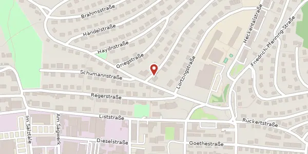 Karte der Umgebung von Brucknerstraße 2, 89518 Heidenheim