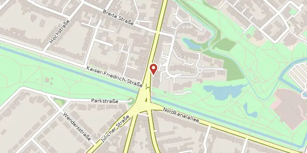 Karte der Umgebung von Friedrichstr. 44-46, 41460 Neuss