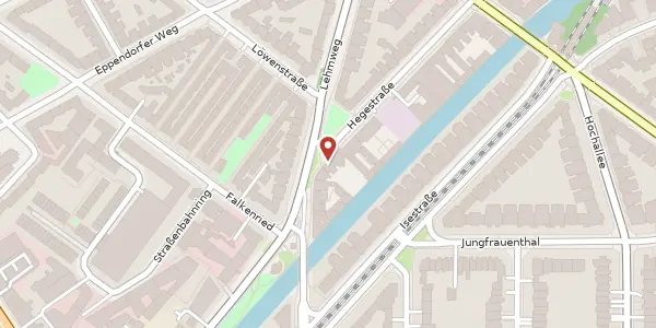 Karte der Umgebung von Hegestraße 4, 20251 Hamburg