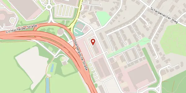 Karte der Umgebung von Heinz-Fangman-Str. 2, 42287 Wuppertal