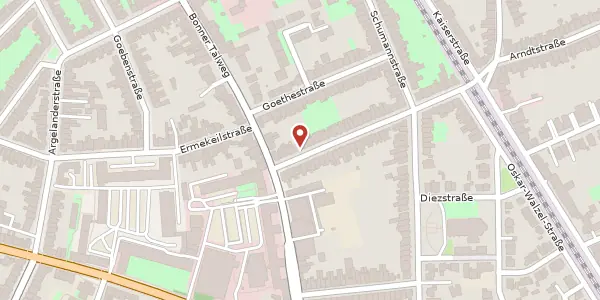 Karte der Umgebung von Lessingstr. 7, 53113 Bonn