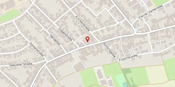 Karte der Umgebung von Hauptstr. 74, 68799 Reilingen