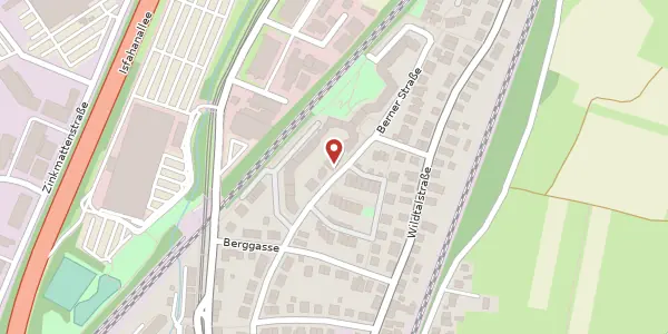 Karte der Umgebung von Berner Straße 5, 79108 Freiburg im Breisgau