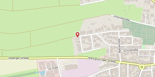 Karte der Umgebung von Hurststraße 23, 71679 Asperg