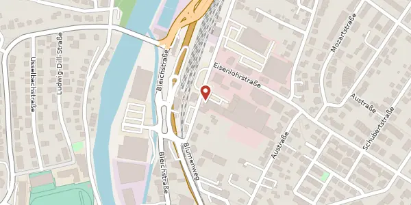 Karte der Umgebung von Schwarzwaldstraße 12, 76593 Gernsbach